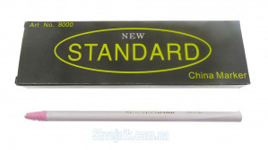 Олівець зникаючий білий Standart N8000
