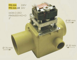Водозливний клапан MDB-0-3 3"