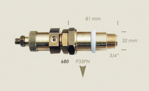 Механічний паровий клапан P33PN 680