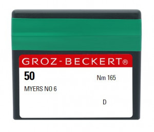 Голки для ручних робіт Groz-Beckert MYERS №06