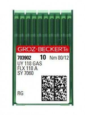 Голки Groz-Beckert UY 118 GAS RG №80