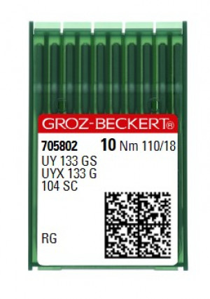 Голки Groz-Beckert UY 133 GS RG №110