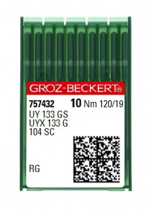 Голки Groz-Beckert UY 133 GS RG №120