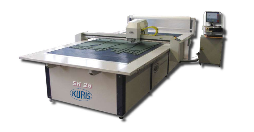 Раскройная автоматическая многослойная  машина Kuris CNC Cutter SK25