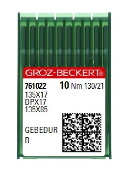 Иглы Groz-Beckert 135x17 SAN 5 Gebedur R №130