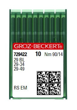 Иглы Groz-Beckert 29 BL RS №90