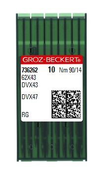 Иглы Groz-Beckert 62x43 RG №90