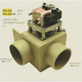 Водосливной клапан MBD-0-3RA3"