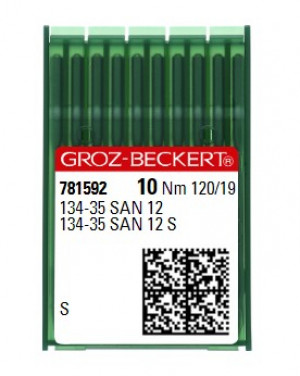 Иглы Groz-Beckert 134-35 SAN 12 S №120