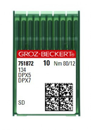 Иглы Groz-Beckert 134 SD №80