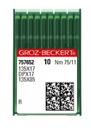 Иглы Groz-Beckert 135X17 R №75