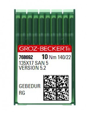 Иглы Groz-Beckert 135x17 SAN 5 Gebedur RG №140