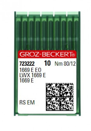 Иглы Groz-Beckert 1669E EO RS №80