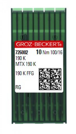 Иглы Groz-Beckert 190 K RG №100