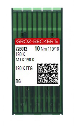 Иглы Groz-Beckert 190 K RG №110
