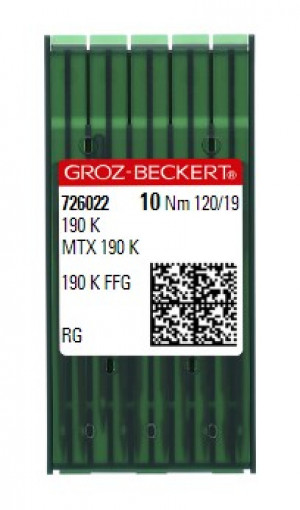 Иглы Groz-Beckert 190 K RG №120