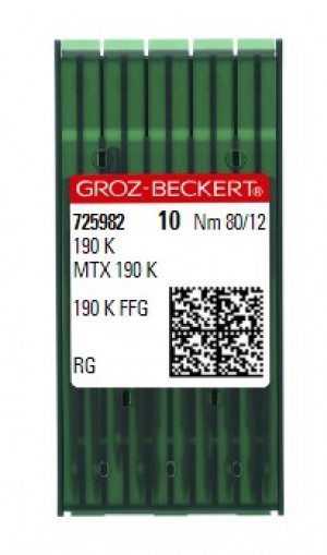 Иглы Groz-Beckert 190 K RG №80
