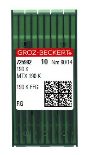 Иглы Groz-Beckert 190 K RG №90