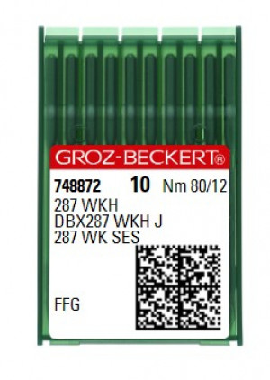 Иглы Groz-Beckert 287 WKH FFG №80