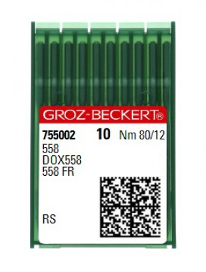 Иглы Groz-Beckert 558 RS №80