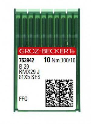 Иглы Groz-Beckert B29 FFG №100