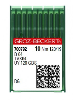 Иглы Groz-Beckert B64 RG №120