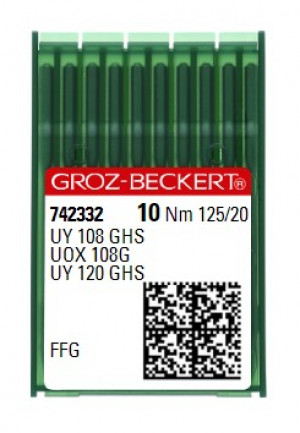 Голки Groz-Beckert UY 108 GHS FFG №125