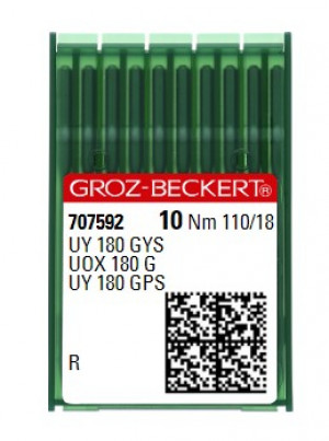 Иглы Groz-Beckert UY180 GYS R №110