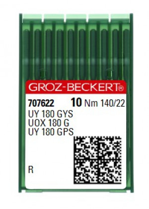 Иглы Groz-Beckert UY180 GYS R №140